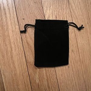 set of 10 2x3” black pouch w/ drawstring